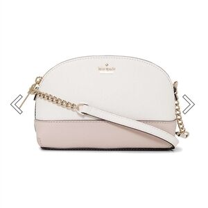 Kate Spade Cream Dome Crossbody Bag with Chain Strap